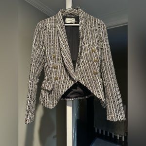 Woman’s cropped blazer